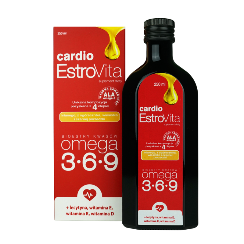 EstroVita Cardio Omega 3 6 9 250 Ml