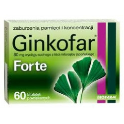 Ginkofar Forte 60 tabletek