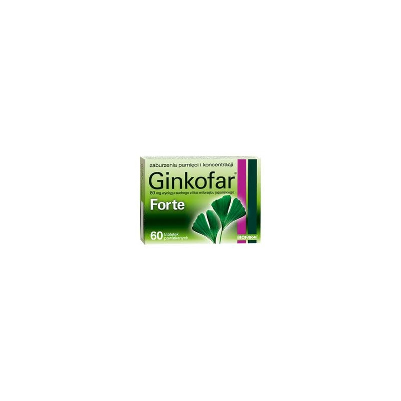 Ginkofar Forte 60 tabletek