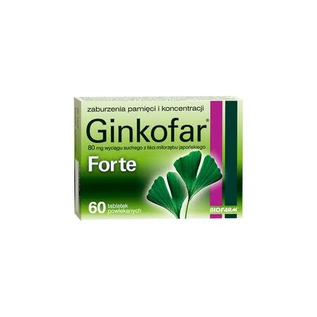 Ginkofar Forte 60 tabletek