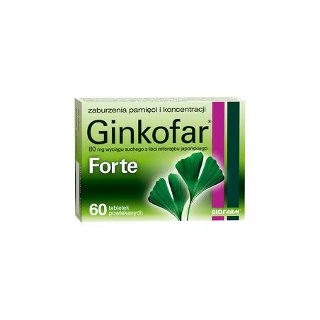 Ginkofar Forte, 60 tabletek