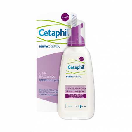 Cetaphil DERMACONTROL Cera trądzikowa, pianka do mycia,237 ml