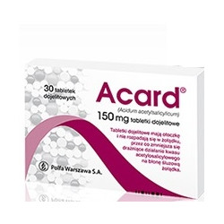 Acard 150 mg 30 tabletek