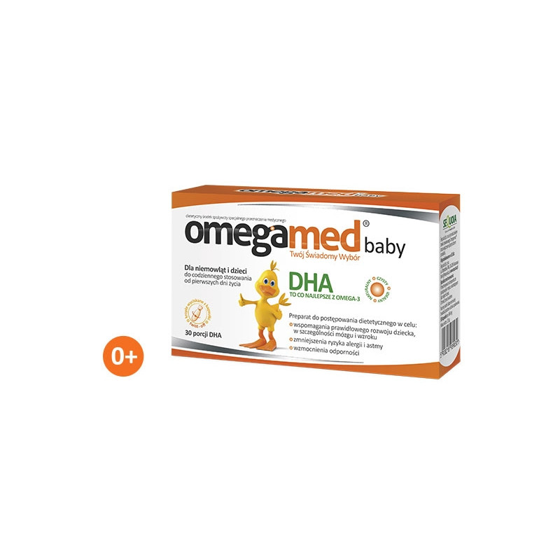 Omegamed Baby DHA dla niemowląt i dzieci 30 kapsułek