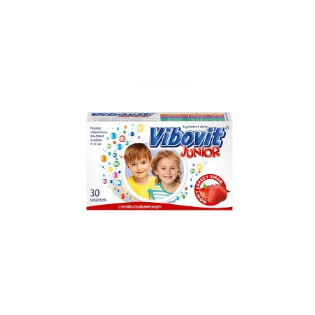 Vibovit Junior 30 saszetek o smaku truskawkowym
