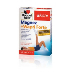 Doppelherz Aktiv Magnez + Wapń Forte, tabletki, 30 szt