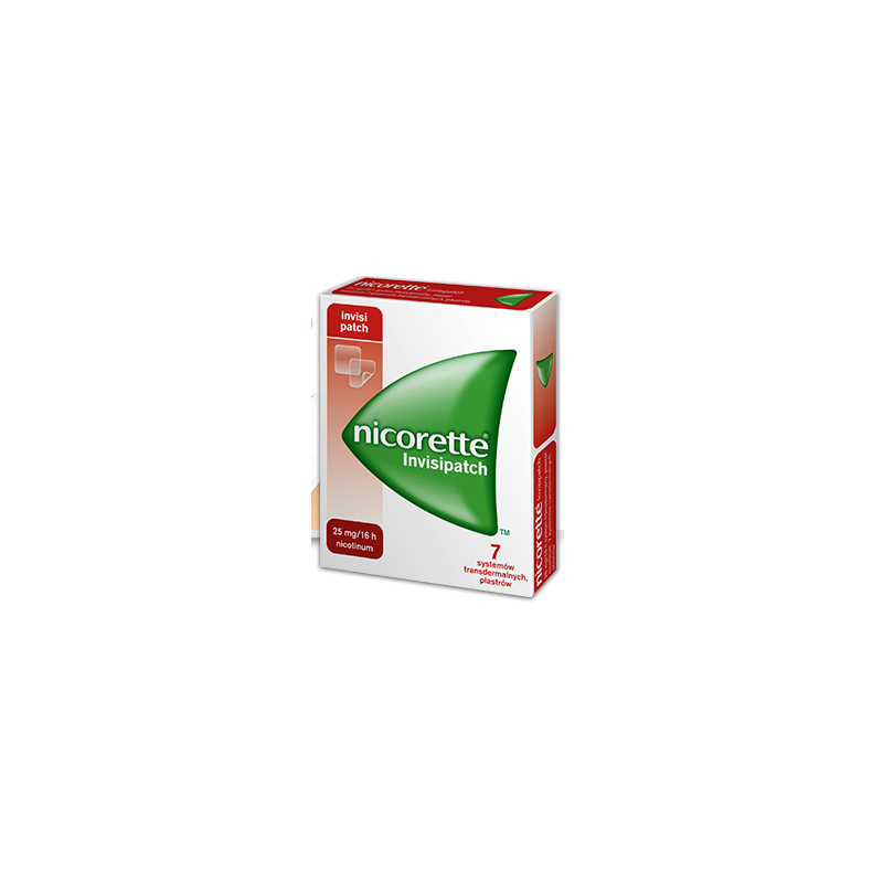NICORETTE Invisipatch 7 plastrów 25mg/16h