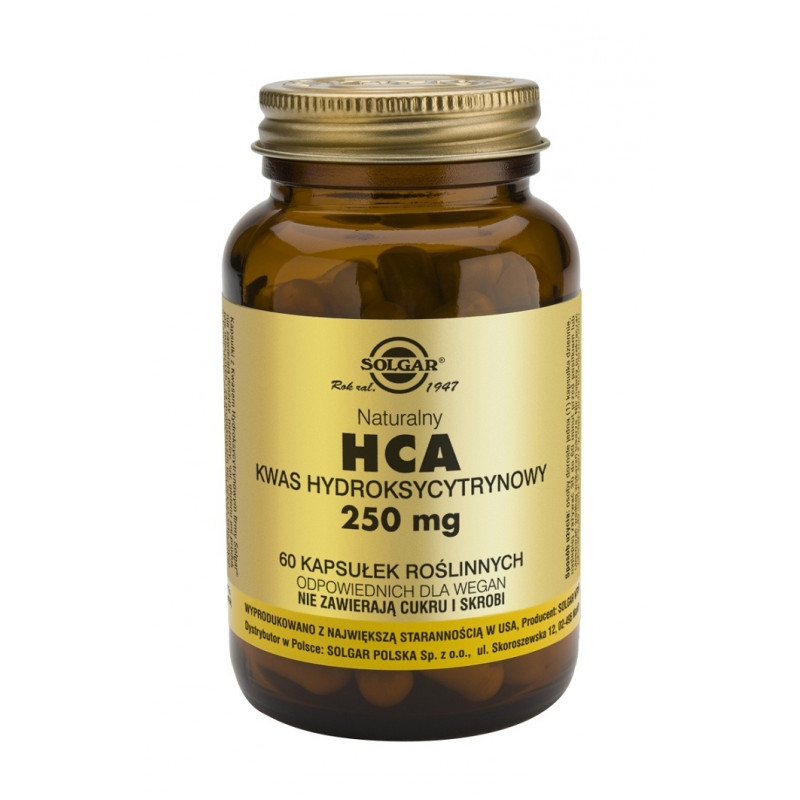 SOLGAR HCA kwas hydroksycytrynowy  60 kapsułek