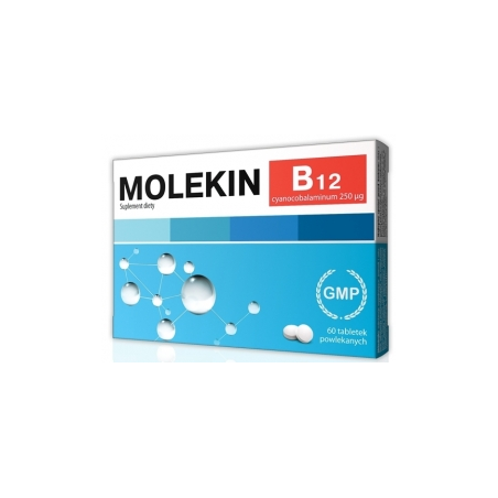 Molekin B12 0,25 mg x 60 tabl.