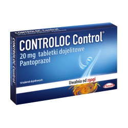 Controloc Control, 20 mg, tabletki dojelitowe, 14 szt.
