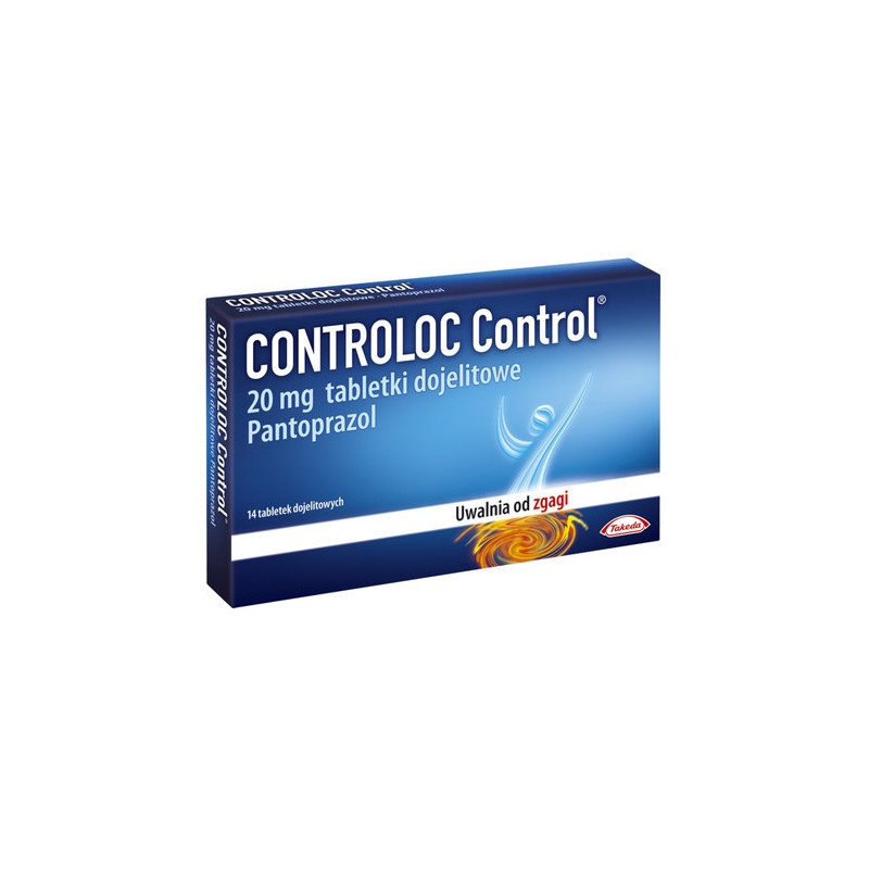 Controloc Control, 20 mg, tabletki dojelitowe, 14 szt.