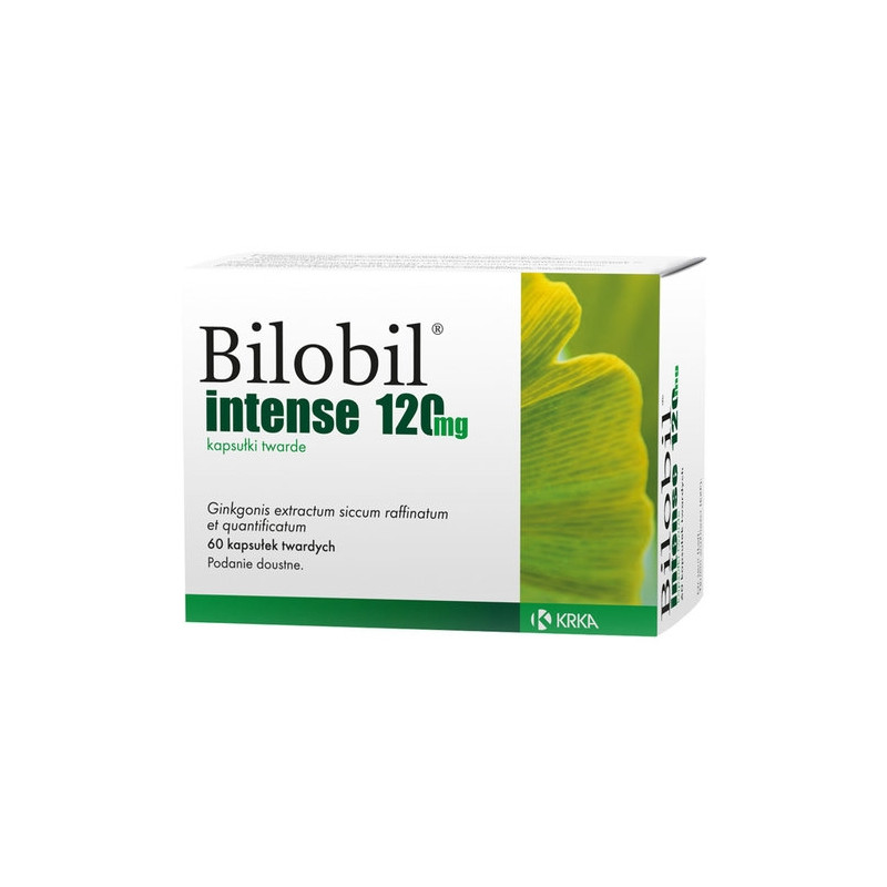 Bilobil Intense, 120 mg, kapsułki twarde, 60 szt.