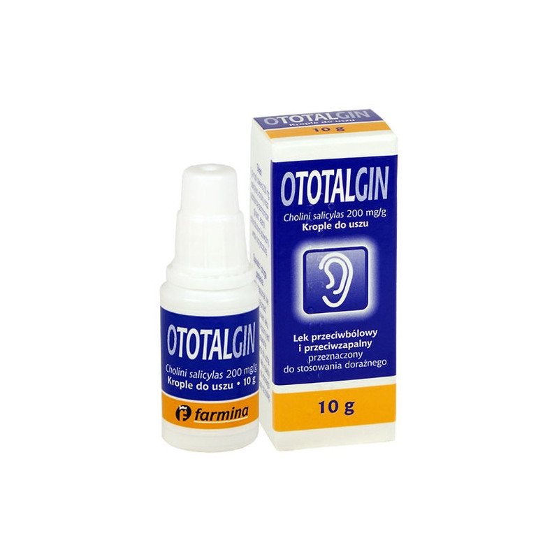 Ototalgin, ( 200 mg/g ), krople, do uszu, 10 g