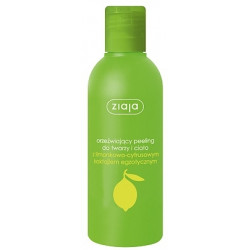 ZIAJA Peeling orzeźwiający do twarzy i ciała limonkowo-cytrusowy 200 ml
