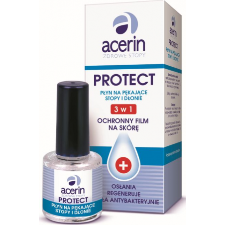 ANIDA ACERIN PROTECT 3w1 Płyn na pękające stopy i dłonie 8g