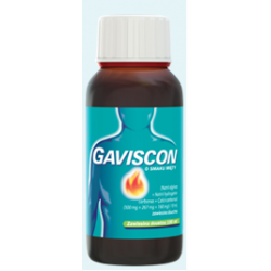 Gaviscon o smaku mięty (500 mg + 267 mg + 160 mg)/10 ml, zawiesina doustna 150 ml