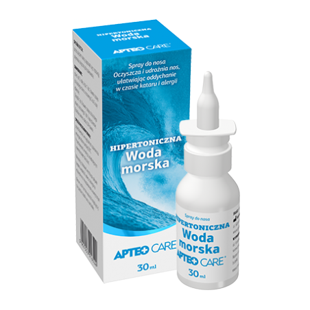Woda morska Hipertoniczna APTEO CARE spray do nosa 30ml