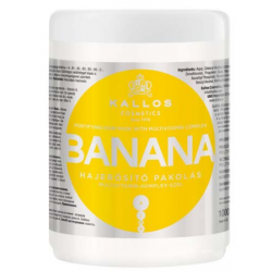 KALLOS Bananowa Maska do włosów wzmacniająca z kompleksem witamin 1000 ml