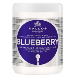 KALLOS Blueberry Maska do włosów z ekstraktem jagód i oleje avocado  1000 ml