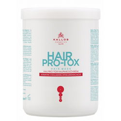 KALLOS HAIR PRO-TOX Maska do włosów z keratyną, kolagenem i kwasem hialuronowym 1000 ml