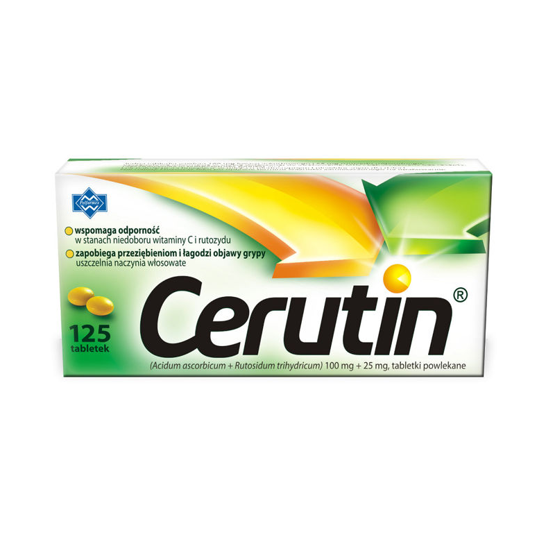 Cerutin 100 mg + 25 mg x 125 tabl.powl.