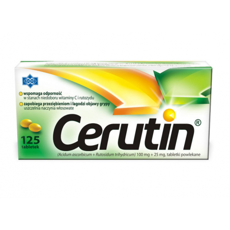 Cerutin 100 mg + 25 mg x 125 tabl.powl.