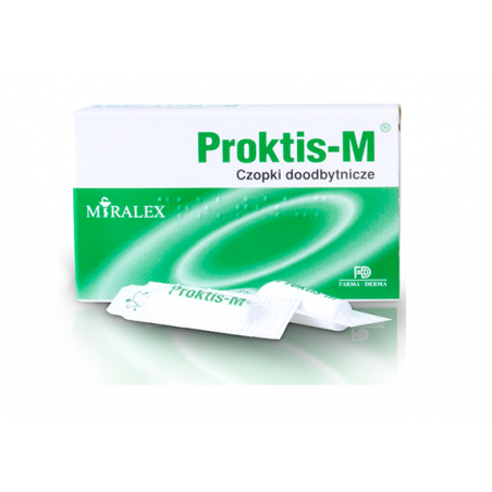 Proktis-M x 10 czopków doodbyt.