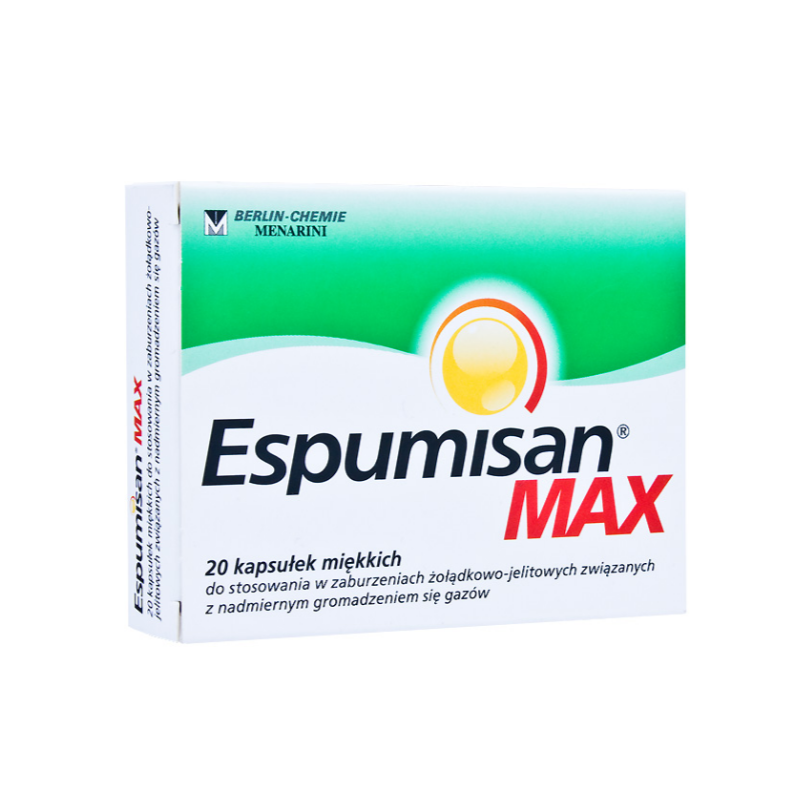 Espumisan MAX  kaps.miękkie  x 20 kaps.