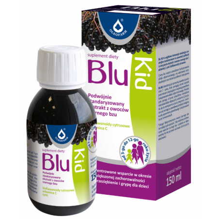 Blu Kid sok z owoców czarnego bzu płyn 150 ml