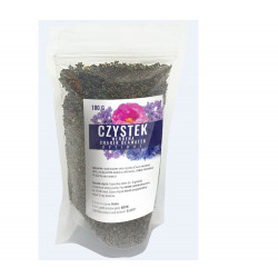 Czystek z werbeną i chabrem bławatkiem, zioła sypkie 100 g