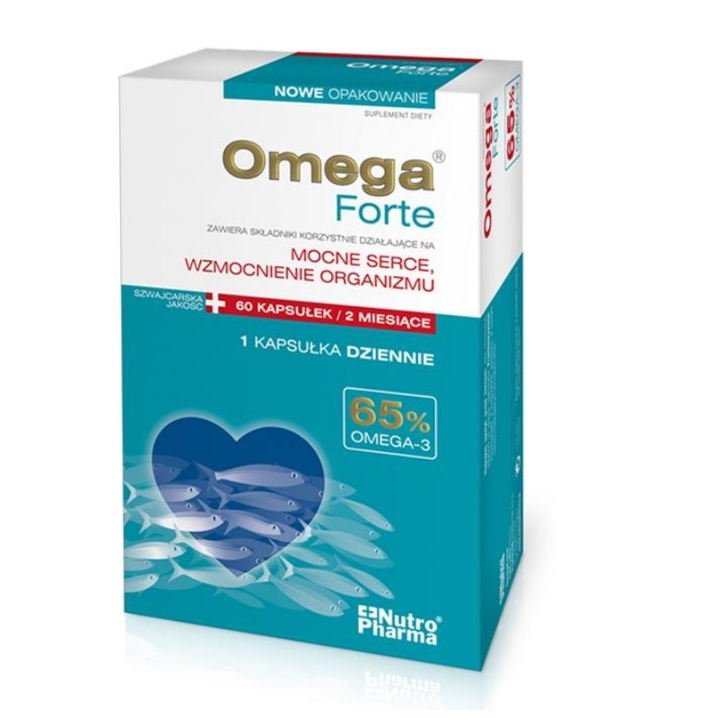OmegaForte 65% omega3 x 60 kaps.
