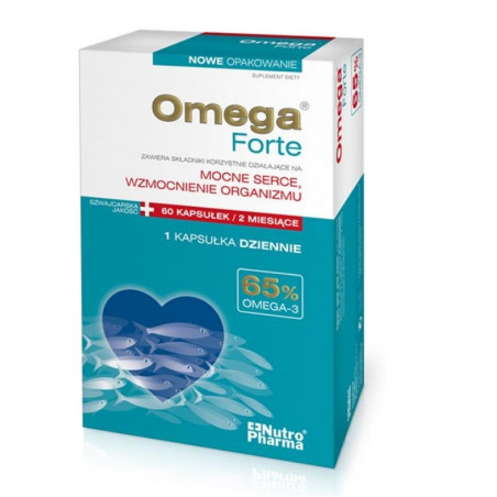 OmegaForte 65% omega3 x 60 kaps.