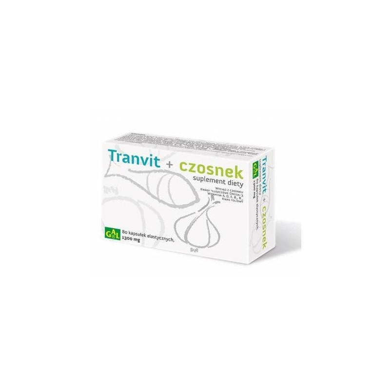 Tranvit+Czosnek GAL x 80 kaps. elast.