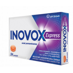 Inovox Express smak pomarańczowy 24 pastylki