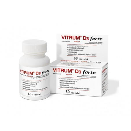 Vitrum D3 Forte 0,05 mg 60 kaps.