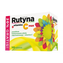 Rutyna + Witamina C MAX  120 tabletek