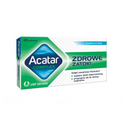 Acatar Complex Zdrowe Zatoki  28 tabletek