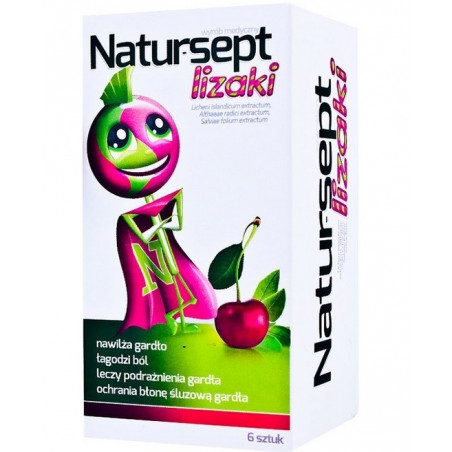 Natur-Sept Gardło Lizaki 6 szt.
