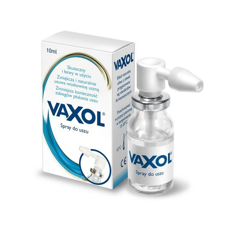 Vaxol do usuwania woskowiny usznej, spray 10 ml