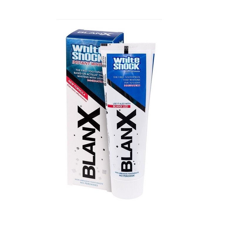 BLANX WHITE Shock Pasta do zębów Natychmiastowa Biel 75 ml