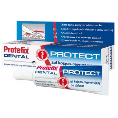 Protefix Dental Protect Żel kojąco-regenerujący do dziąseł 10ml