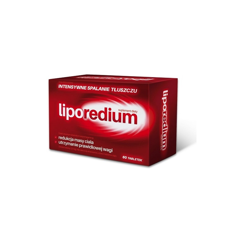 Liporedium Intesywne Spalanie Tluszczu 60 Tabletek Apteka Prima