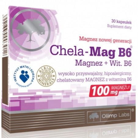 Olimp Chela-Mag B6 Magnez + Wit. B6 x 30 kapsułek