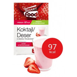 Smart Food Koktajl/Deser o smaku truskawkowym 26g