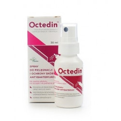 Octedin antybakteryjny spray do pielęgnacji i ochrony skóry 10 butel. po 30 ml