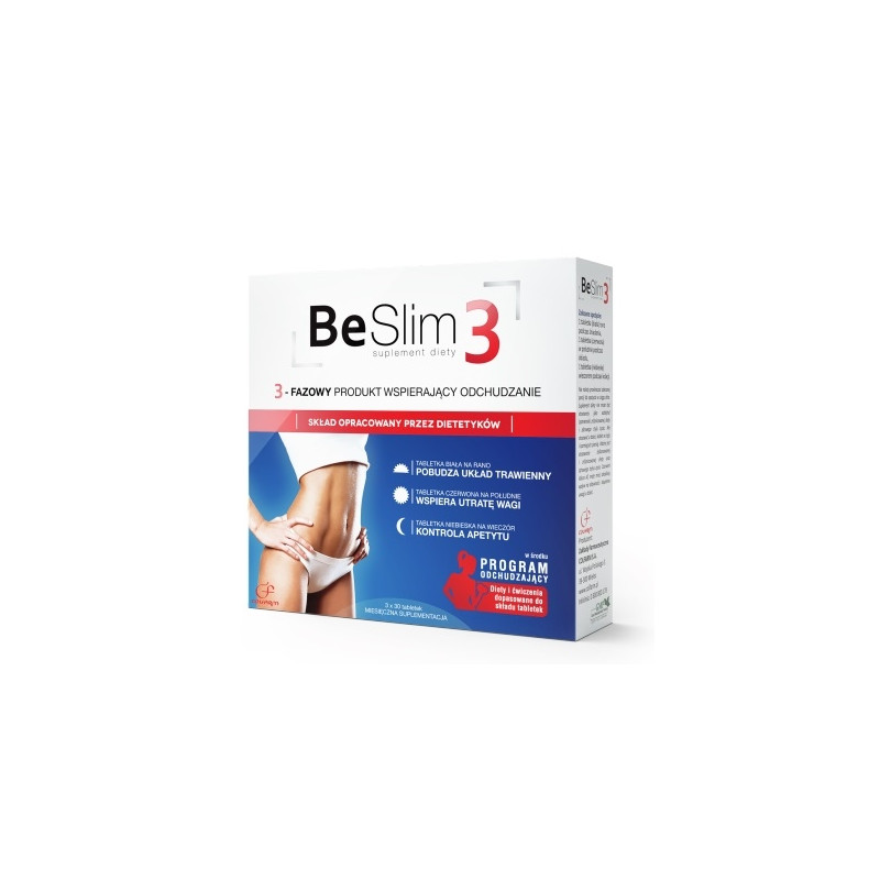 Be Slim 3 X 90 Tabl 3 Fazowy Produkt Wspierajacy Odchudzanie Apteka Prima