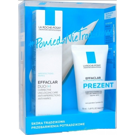 La Roche Effaclar zestaw krem duo+ 40ml + żel oczyszczający 50ml