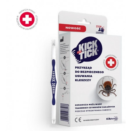 Kick the Tick przyrząd do bezpiecznego usuwania kleszczy
