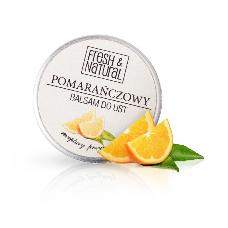 Fresh&Natural Pomarańczowy balsam do ust 15ml
