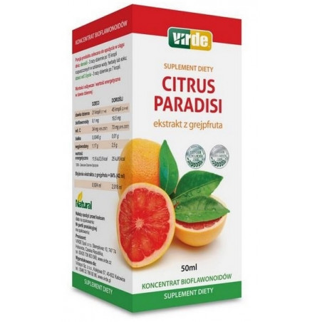 Citrus Paradisi ekstrakt z grejpfruta płyn 50 ml